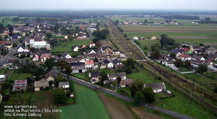 Widok Rozmierki z lotu ptaka, fot. Edward Dalibóg